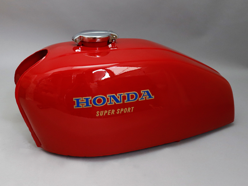 CB400F TANK, FUEL (LIGHT RUBY RED) 408cc (NOS) / 8714.10 - Click Image to Close