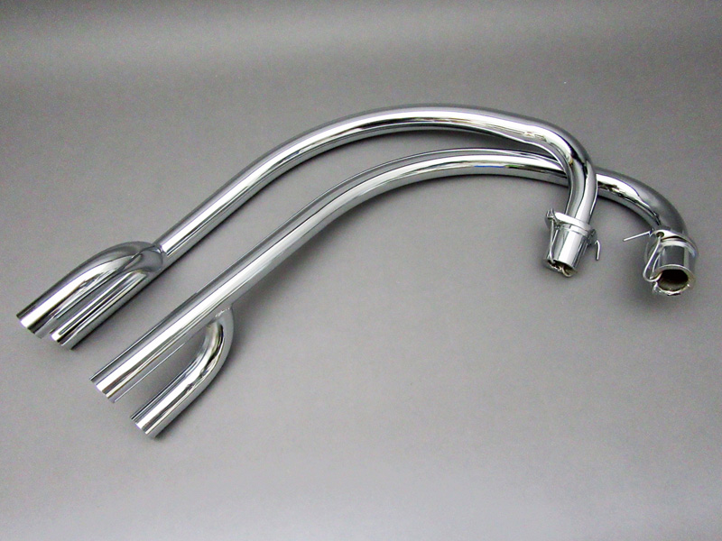 HAWK, HAWKⅡ, CB250T, CB400T 4-4 EXHAUST PIPE SET / 8714.10 - Click Image to Close