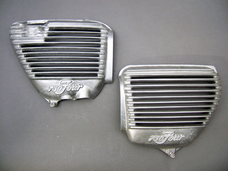 CB750 COVER SET, ALUMINUIUM FIN (NOT PAINTED) / 8714.10 - Click Image to Close