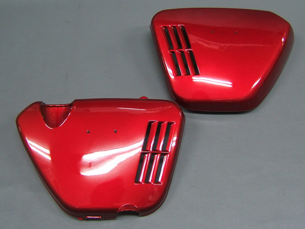CB750 K0 COVER SET, SIDE (CANDY RUBY RED) (DEFECT) / 8714.10 - Click Image to Close