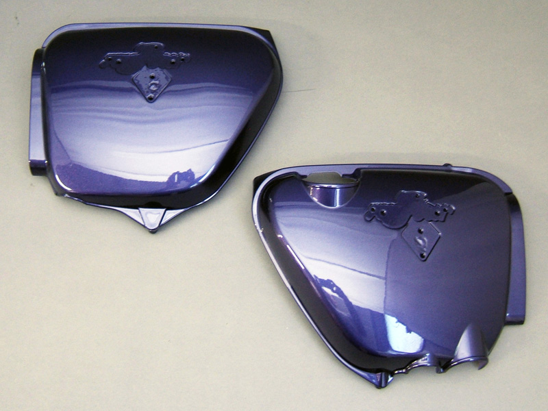 CB750 K2 COVER SET, SIDE (ASTRO PURPLE METALLIC CUSTOM) / 8714.10 - Click Image to Close