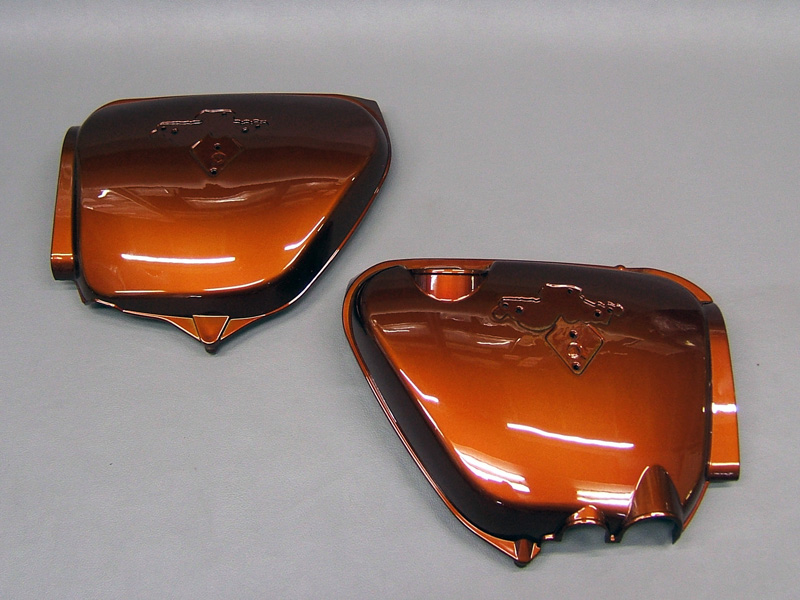 CB750 K1 COVER SET, SIDE (CANDY GARNET BROWN) / 8714.10 - Click Image to Close