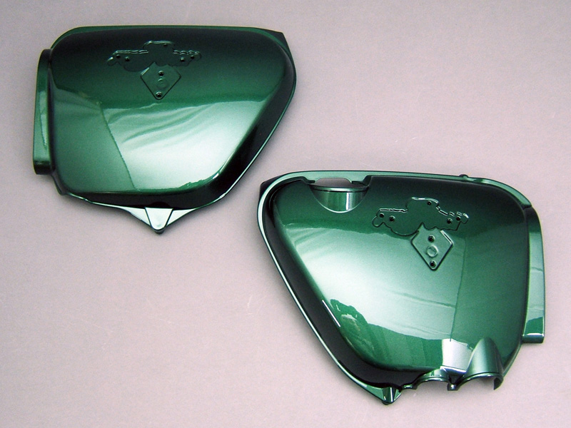 CB750 K1 COVER SET, SIDE (VALLEY GREEN METALIC) / 8714.10 - Click Image to Close
