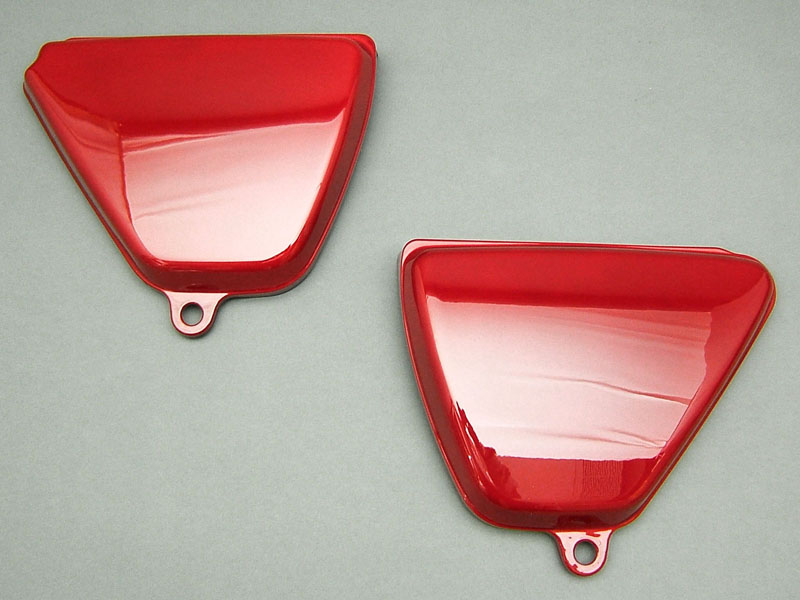 CB400F COVER SET, SIDE (LIGHT RUBY RED) / 8714.10 - Click Image to Close