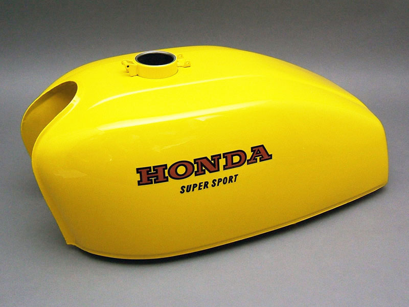 CB400F TANK, FUEL (PARAKEET YELLOW) 398cc / 8714.10 - Click Image to Close