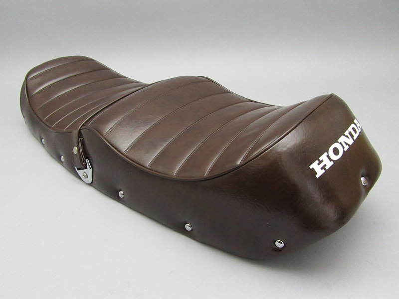 CB400F SEAT COMP.,CUSTOM (BROWN) / 8714.10 - Click Image to Close