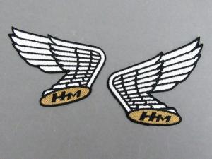 HM BLACK EMBLEM PATCH SET (OLD WING)