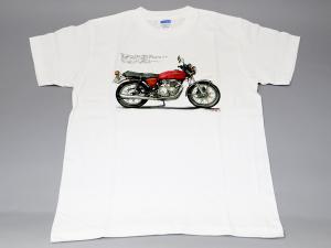 CB400F Tシャツ（ライトルビーレッド）