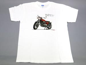 CB750K Tシャツ（キャンディルビーレッド）