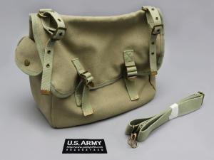 CANVAS SADDLE & SHOULDER BAG (OLIVE) CANVAS SADDLE & SHOULDER BAG (OLIVE)