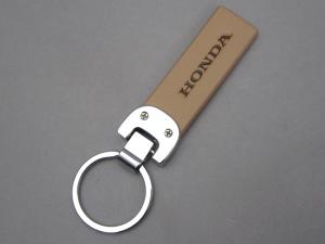 HONDA LEATHER KEY RING (BEIGE)