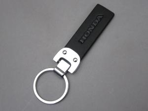 HONDA LEATHER KEY RING (BLACK)