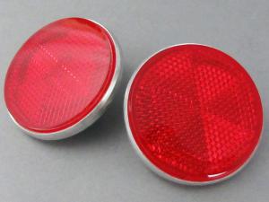 CB750 K2-K6 CB400F CB350F REFLECTOR SET, FRONT REFLEX (RED) / 8714.10