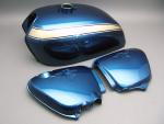 CB750 K2 TANK & SIDE COVERS SET (PLANET BLUE METALLIC) / 8714.10