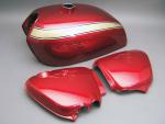 CB750 K2 TANK & SIDE COVERS SET (CANDY RUBY RED) / 8714.10