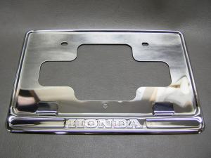 CB750K CB400F CB350F HONDA PLATE, NUMBER PLATE BACK (CHROME) CB750K CB400F CB350F HONDA PLATE, NUMBER PLATE BACK (CHROME)