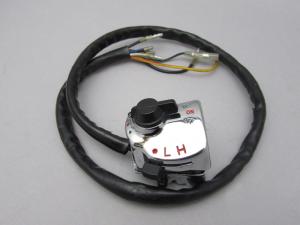 CB750 K0,K1 BLACK SWITCH ASSY, STARTER LIGHTING DIMMER KILL (CHROME) (USED) / 8714.10