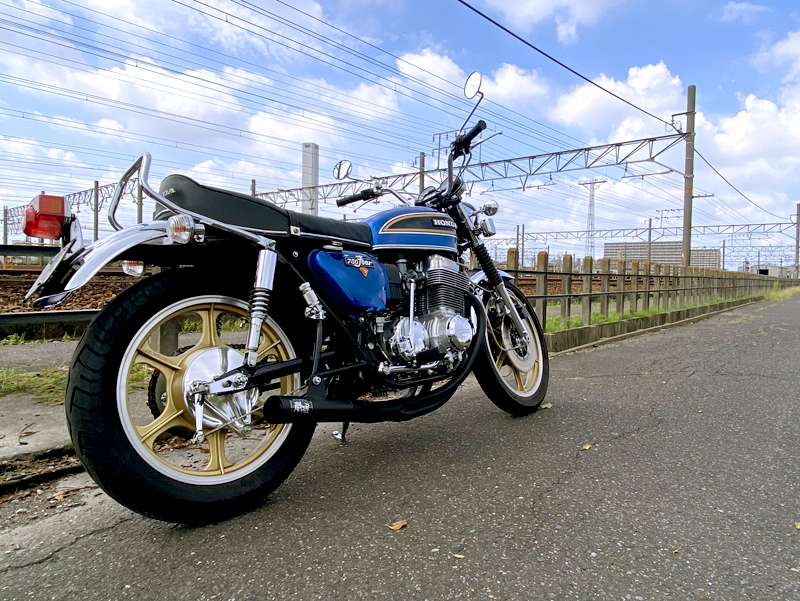 CB750K 6スポークキャストホイール (ゴールド) [AS203G] - ￥275,000